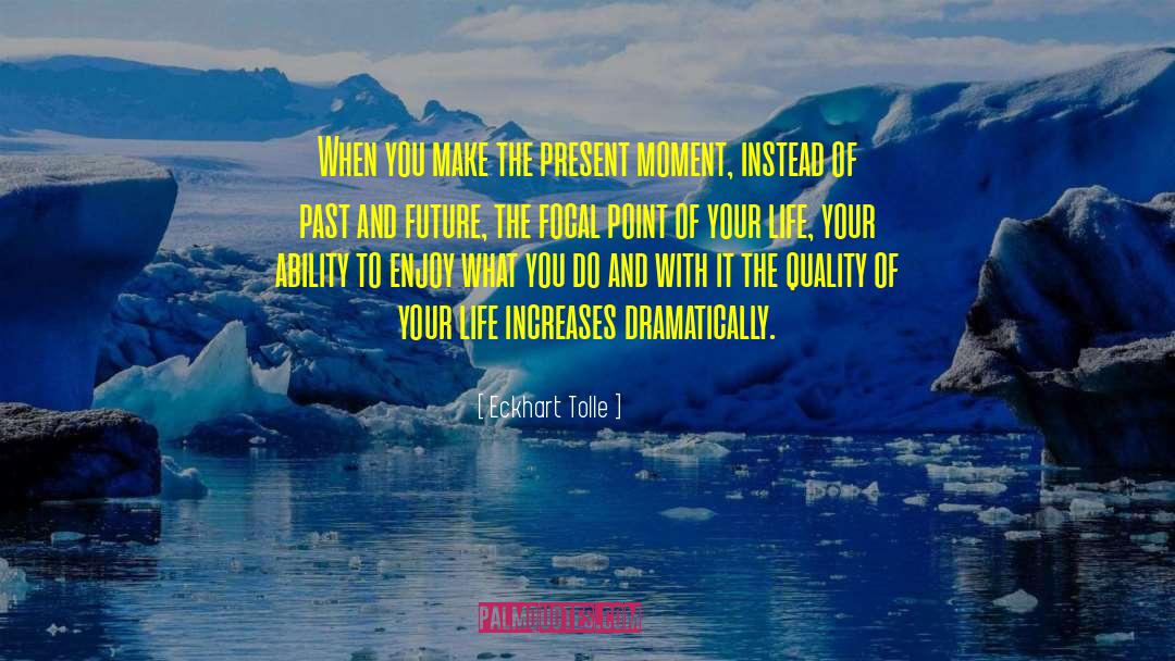 Focal Point quotes by Eckhart Tolle