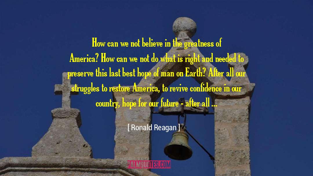 Focas On Greatness quotes by Ronald Reagan