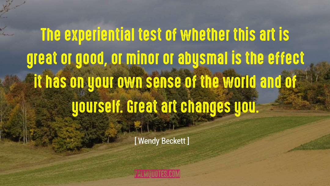 Focas On Greatness quotes by Wendy Beckett