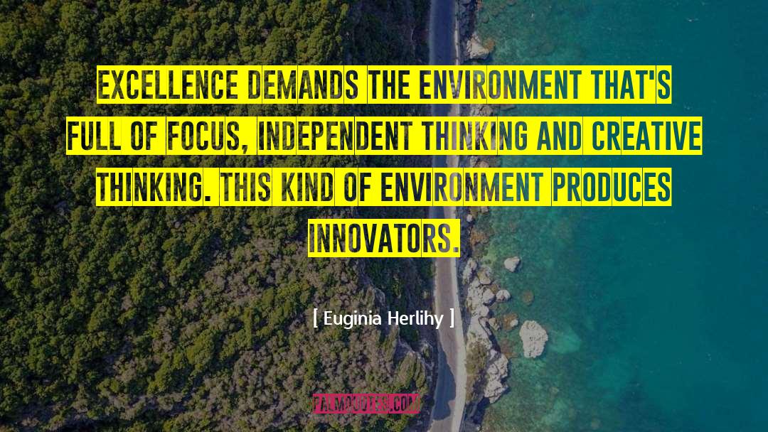 Focus And Concentration quotes by Euginia Herlihy