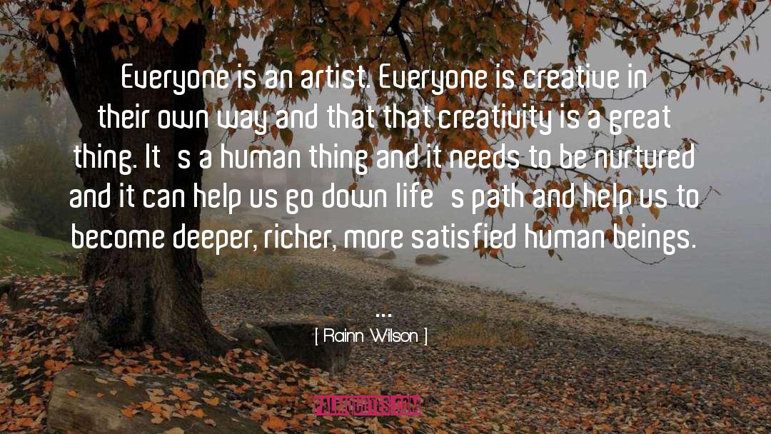 Focus And Creativity quotes by Rainn Wilson