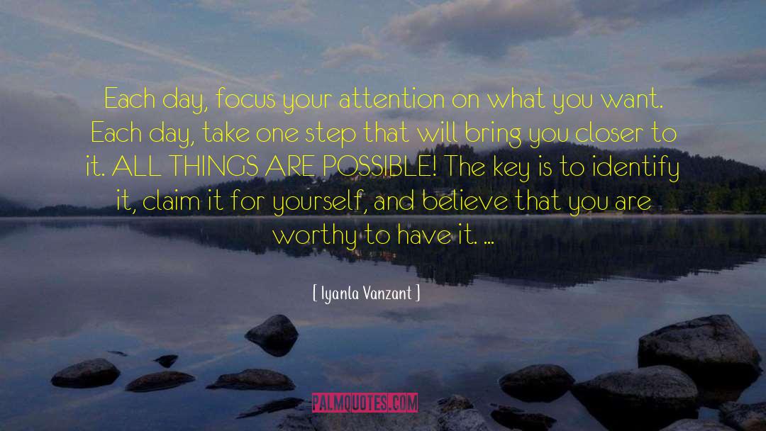 Focus Curiosity quotes by Iyanla Vanzant