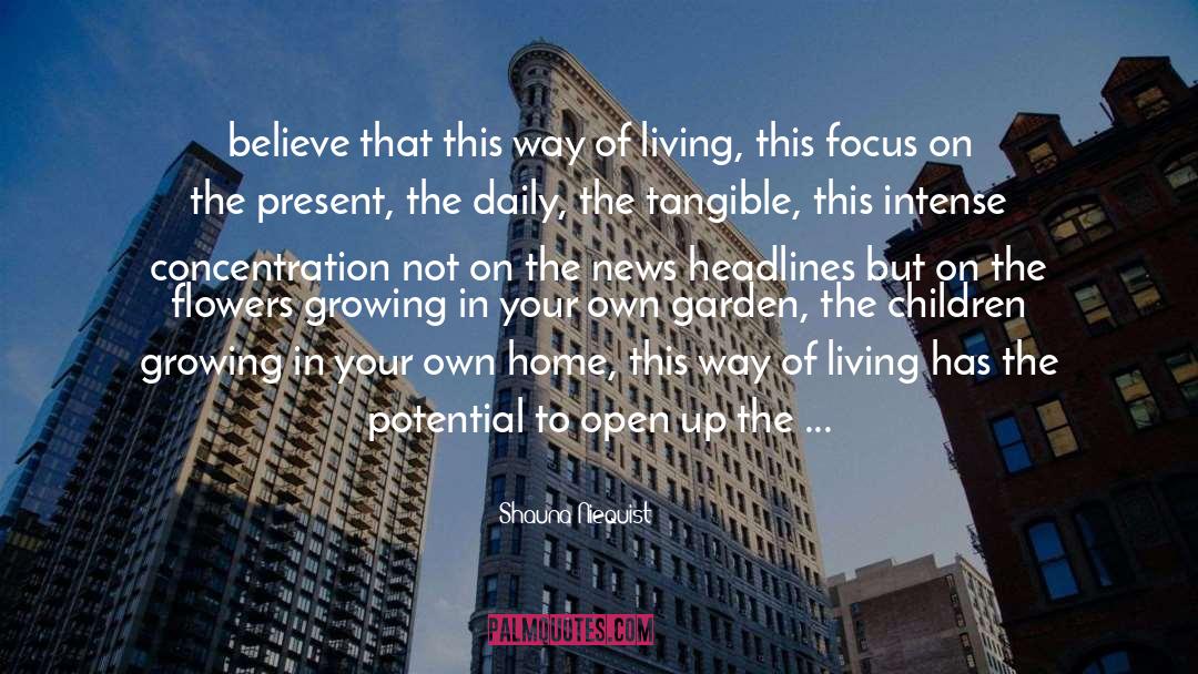 Focus Of The Day quotes by Shauna Niequist