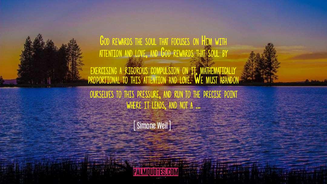 Focus On God quotes by Simone Weil