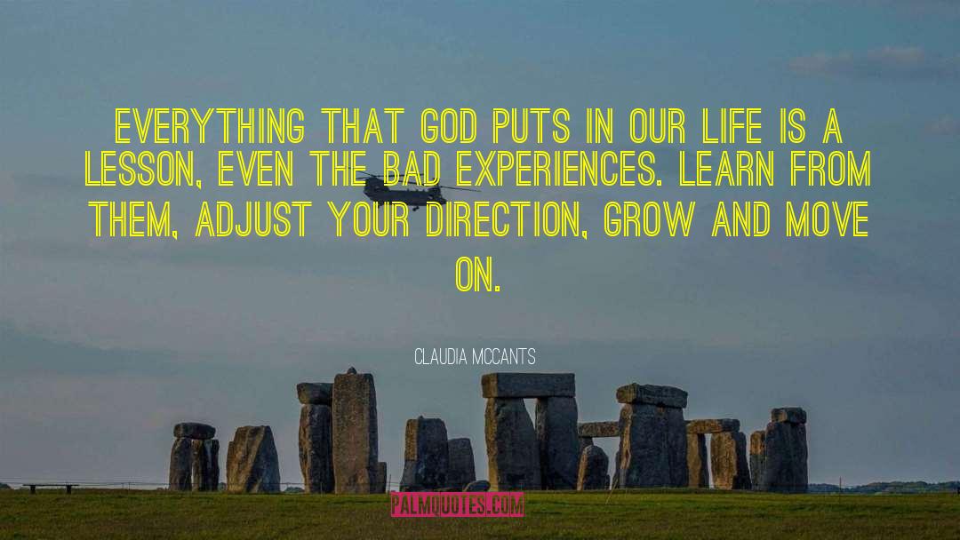 Focus On God quotes by Claudia McCants