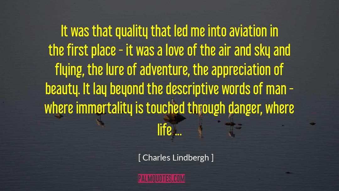 Focus On The Beauty Of Life quotes by Charles Lindbergh