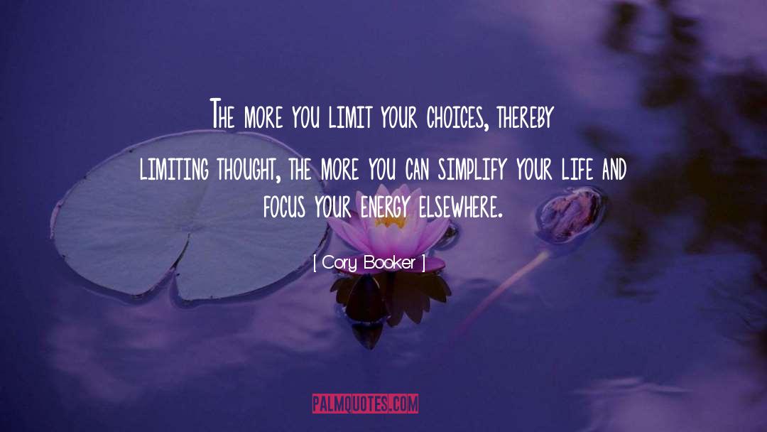Focus Your Energy quotes by Cory Booker