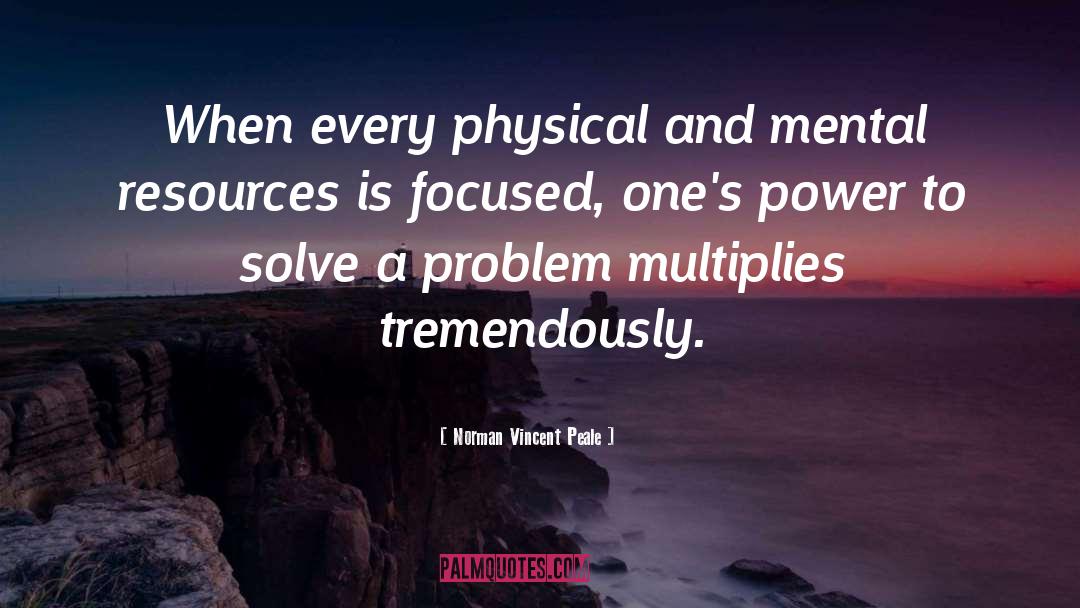 Focused Mindset quotes by Norman Vincent Peale