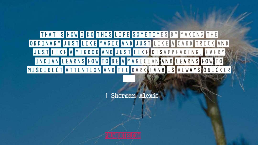 Focusing Illusion quotes by Sherman Alexie