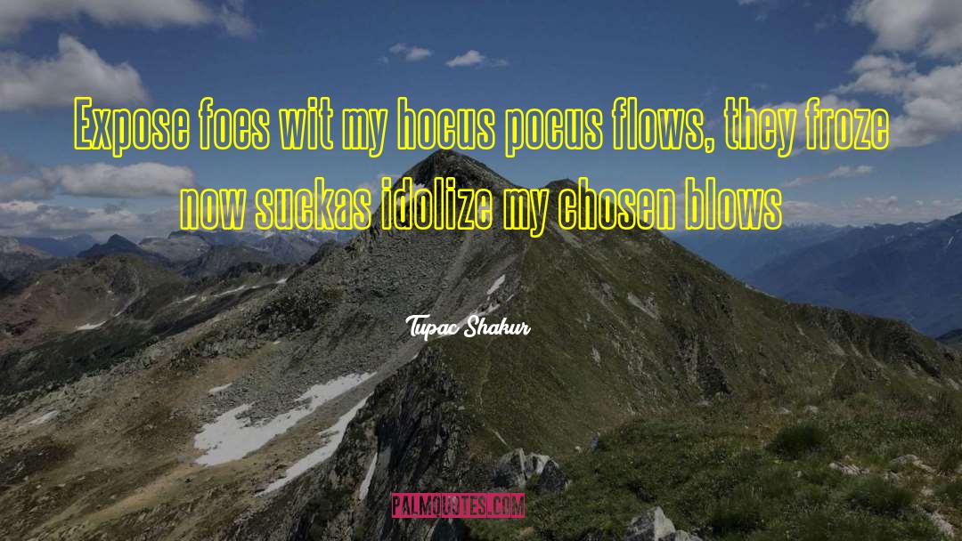 Foes quotes by Tupac Shakur