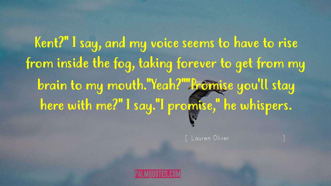 Fog quotes by Lauren Oliver