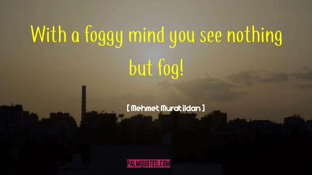 Foggy quotes by Mehmet Murat Ildan
