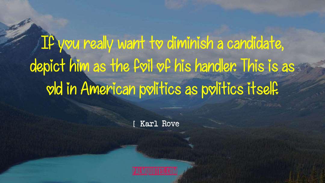 Foil quotes by Karl Rove