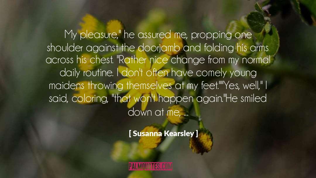 Folding quotes by Susanna Kearsley