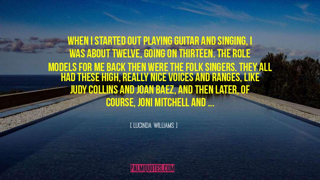 Folk Singers Of The 60s quotes by Lucinda Williams