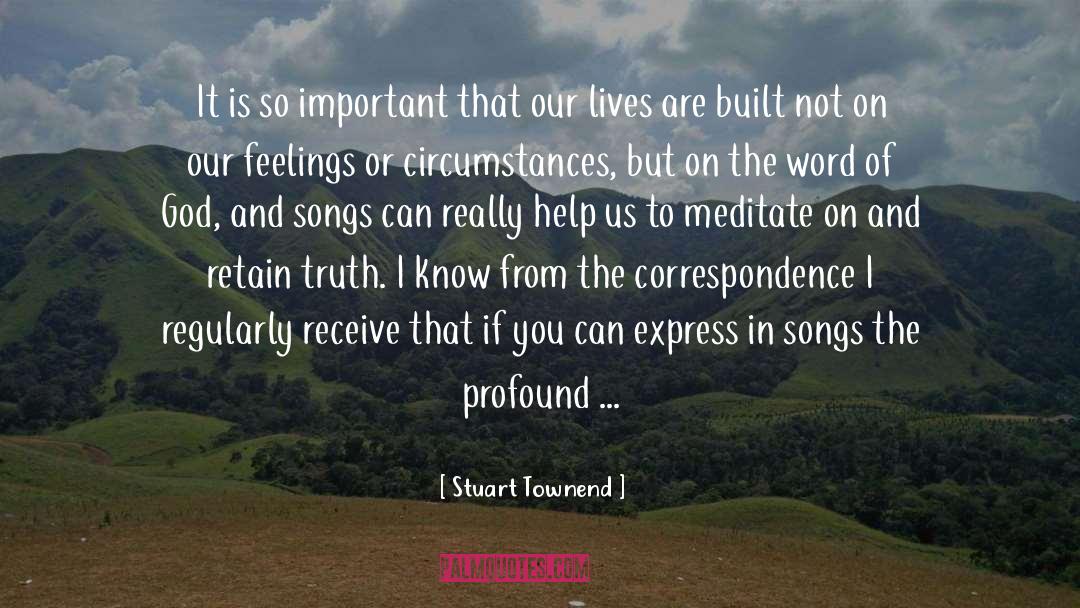 Folk Songs quotes by Stuart Townend