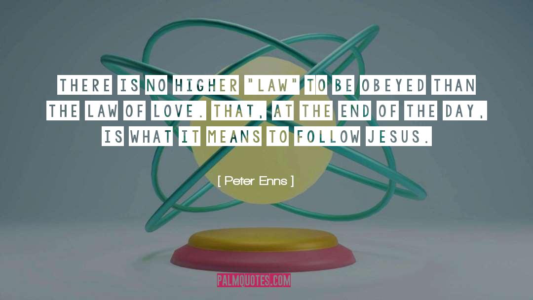 Follow Jesus quotes by Peter Enns