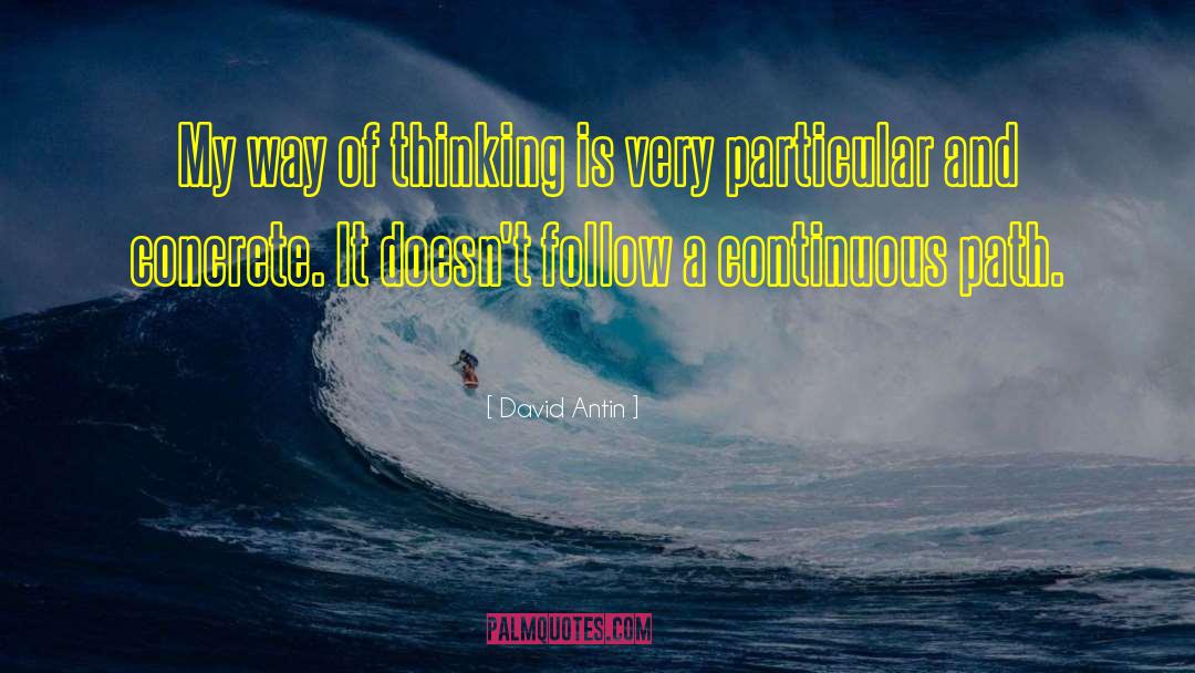 Follow Laws quotes by David Antin