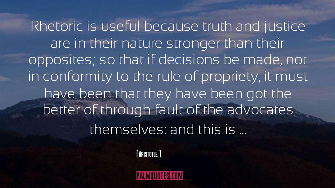 Follow The Truth quotes by Aristotle.