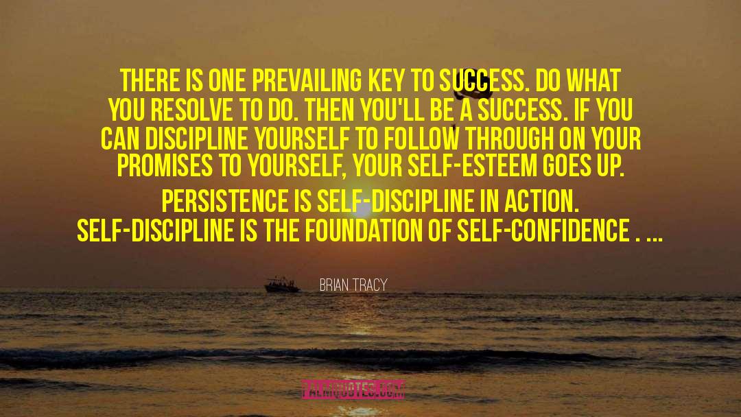 Follow Through quotes by Brian Tracy