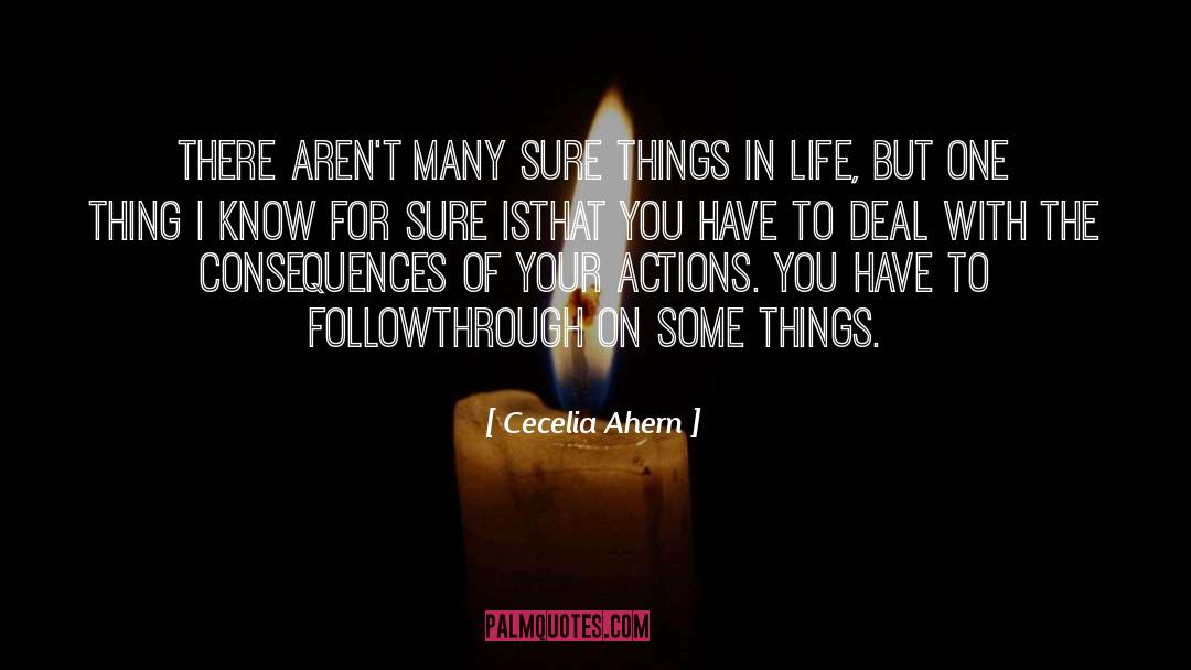 Follow Through quotes by Cecelia Ahern