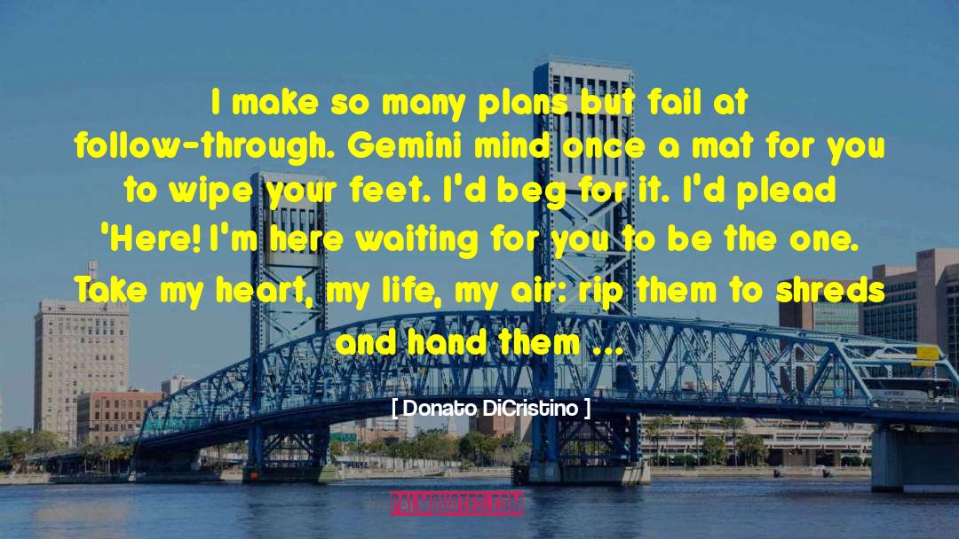 Follow Through quotes by Donato DiCristino