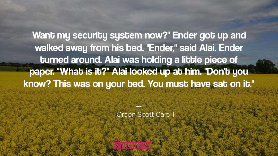 Follow Up System quotes by Orson Scott Card