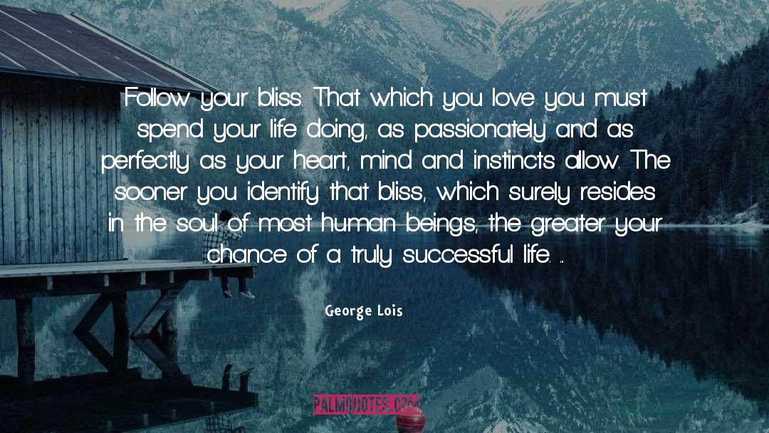 Follow Your Bliss quotes by George Lois