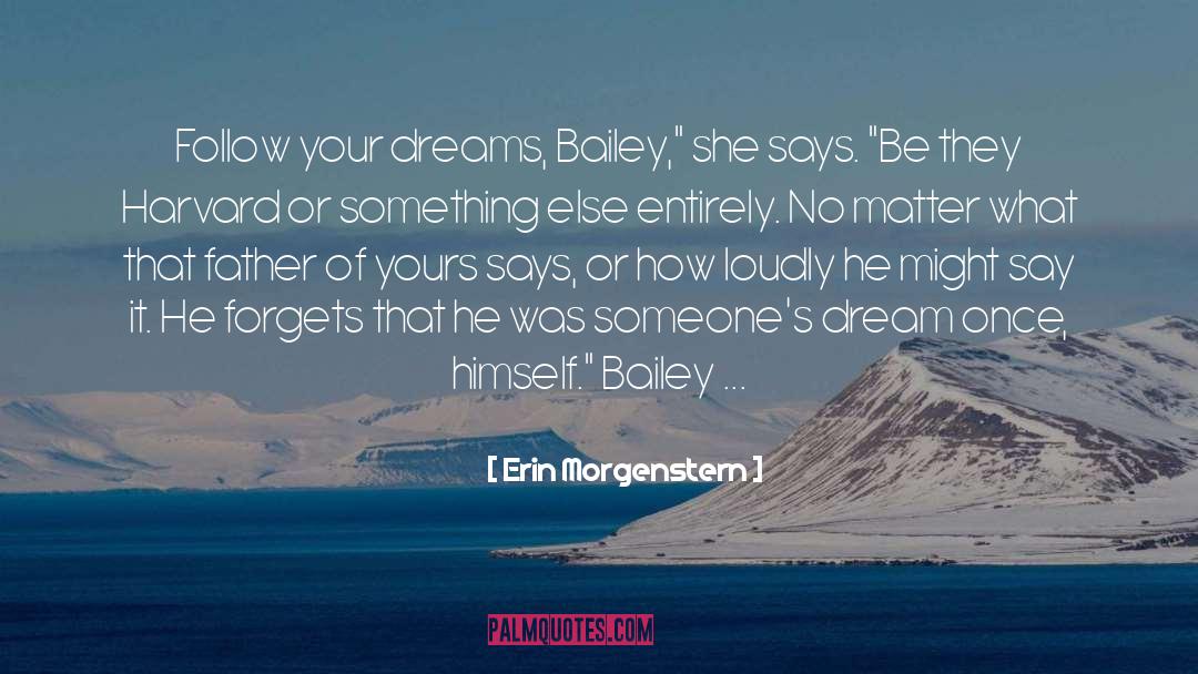 Follow Your Dreams quotes by Erin Morgenstern