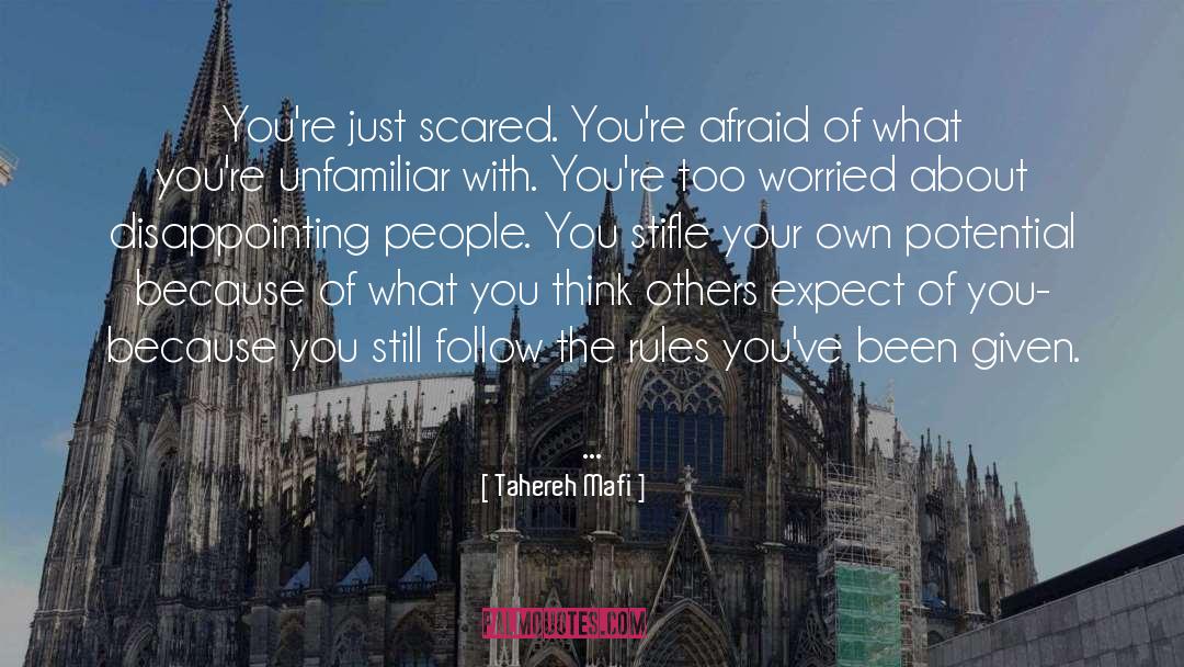 Follow Your Own Dreams quotes by Tahereh Mafi