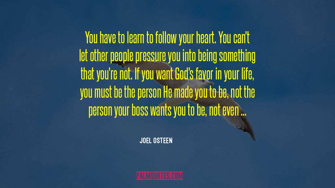 Follow Your Own Path quotes by Joel Osteen