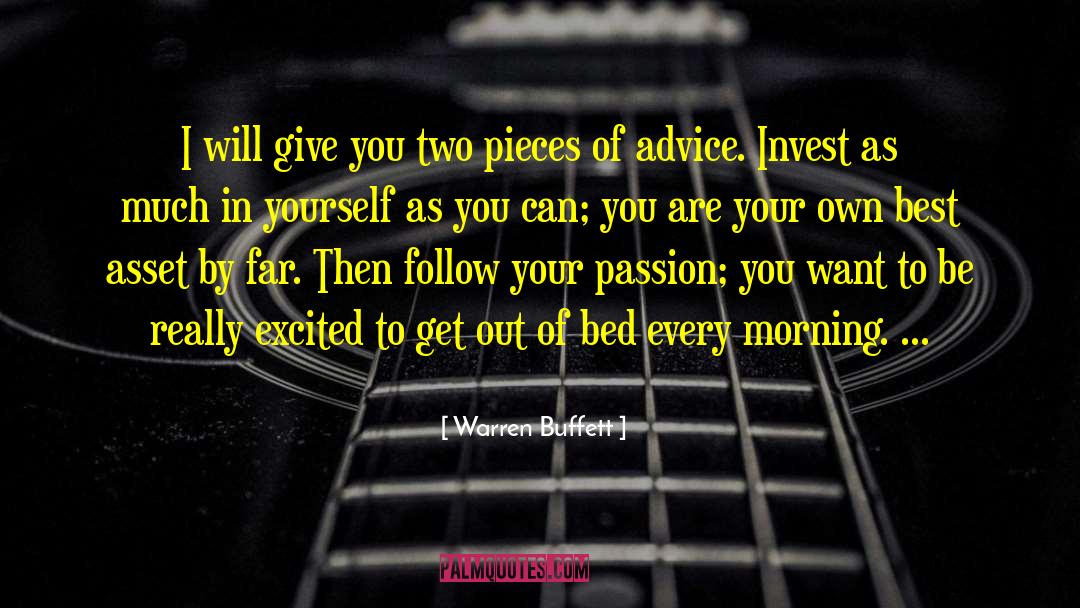 Follow Your Passion quotes by Warren Buffett