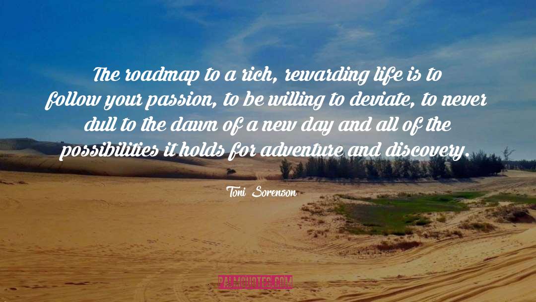 Follow Your Passion quotes by Toni Sorenson