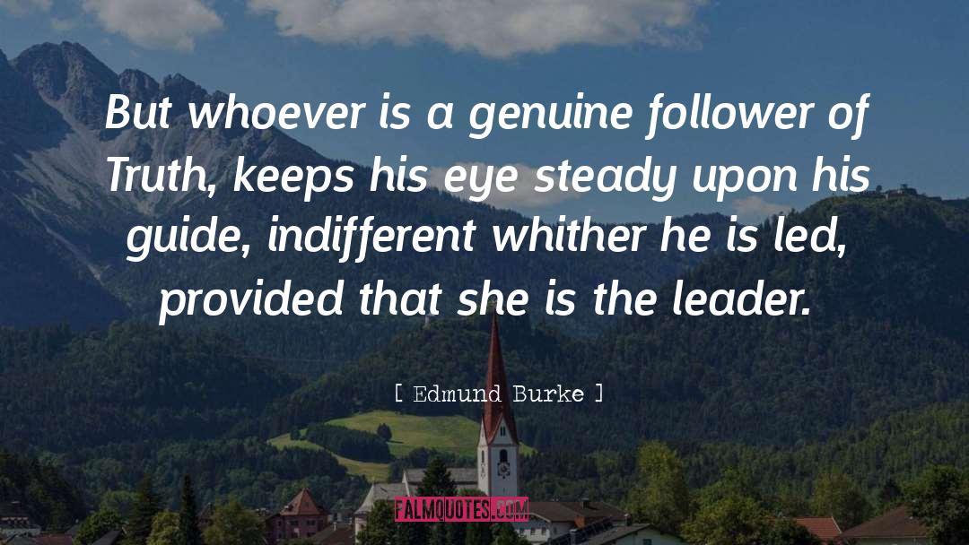 Follower quotes by Edmund Burke