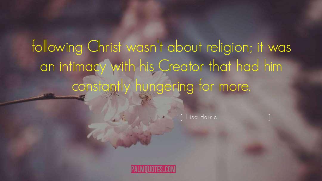 Following Christ quotes by Lisa Harris