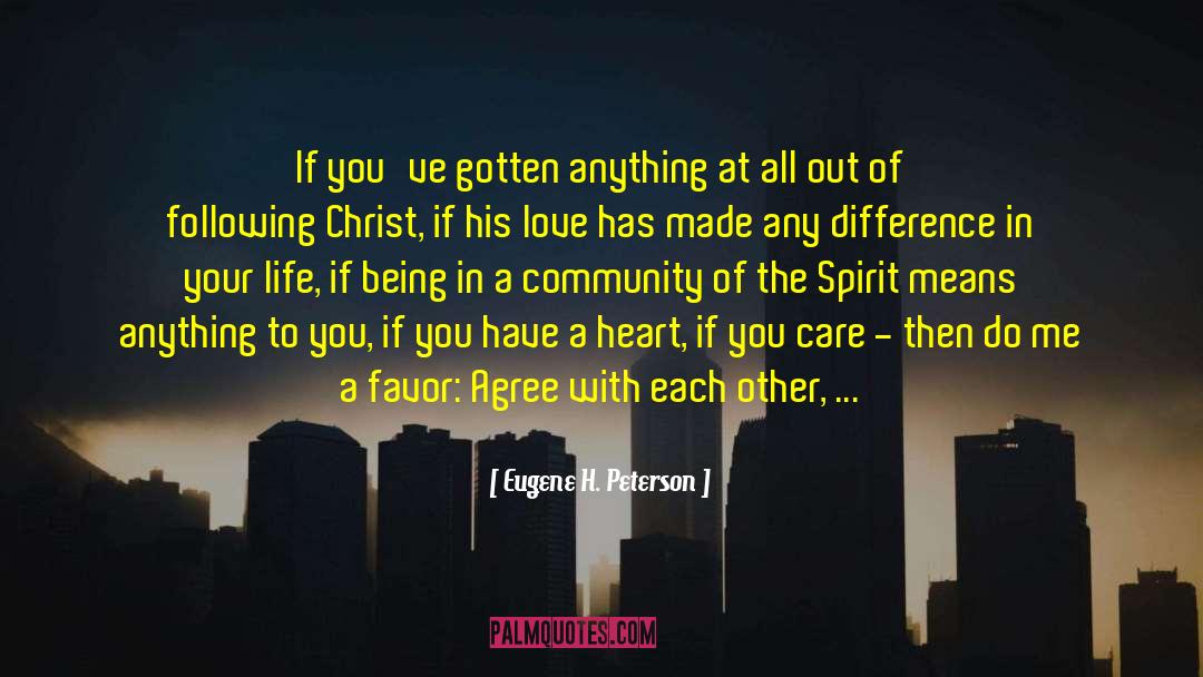 Following Christ quotes by Eugene H. Peterson