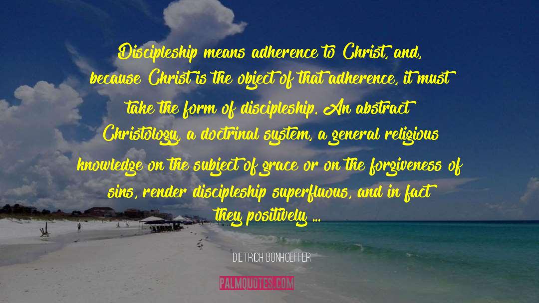 Following Christ quotes by Dietrich Bonhoeffer