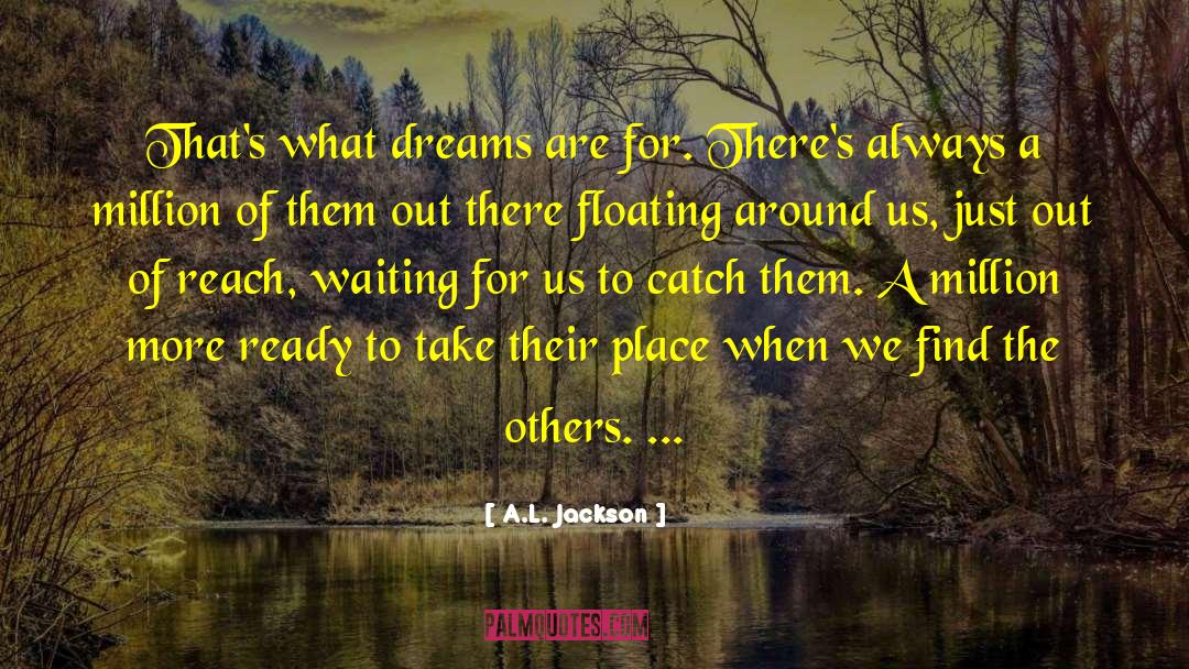 Following Dreams quotes by A.L. Jackson