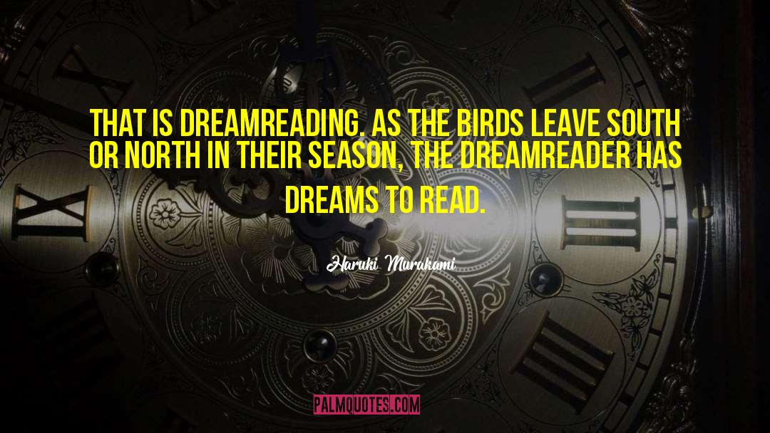 Following Dreams quotes by Haruki Murakami