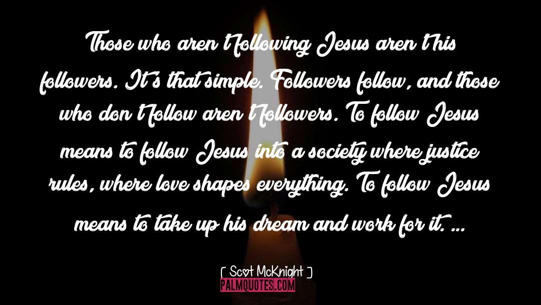 Following Jesus quotes by Scot McKnight