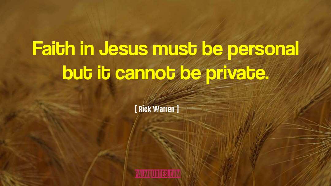 Following Jesus quotes by Rick Warren