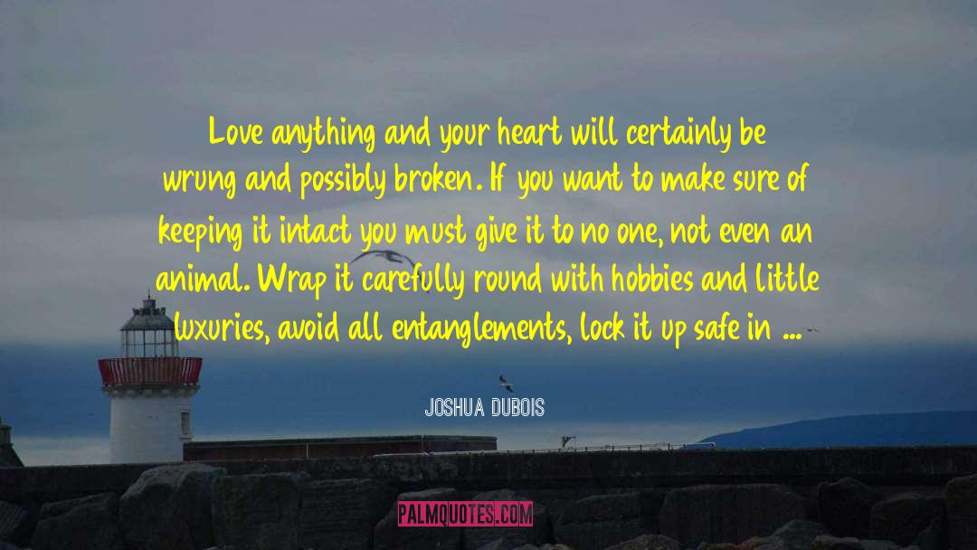 Following One S Heart quotes by Joshua DuBois