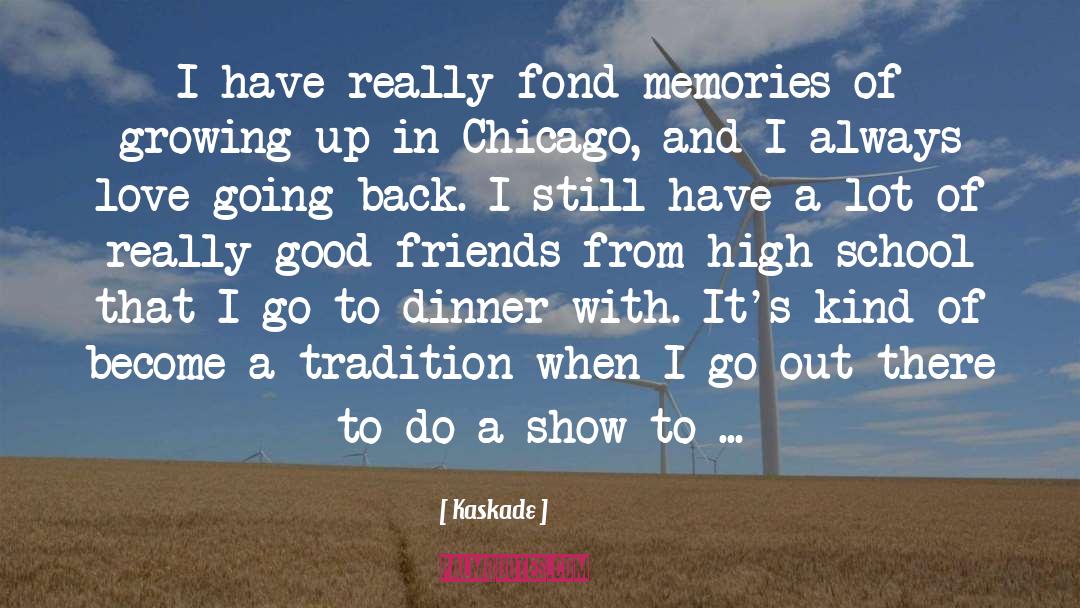 Fond Memories quotes by Kaskade