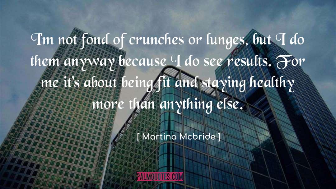Fond quotes by Martina Mcbride