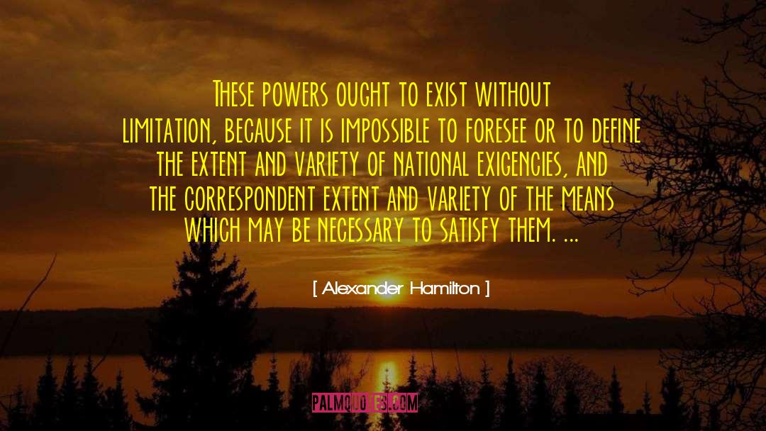 Fondness Define quotes by Alexander Hamilton