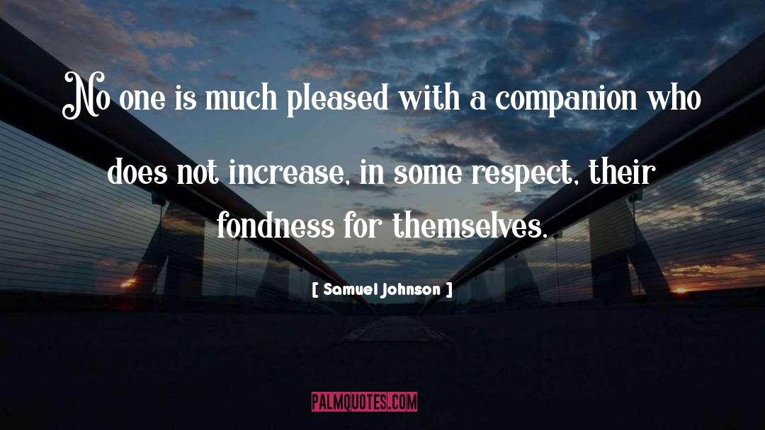 Fondness quotes by Samuel Johnson