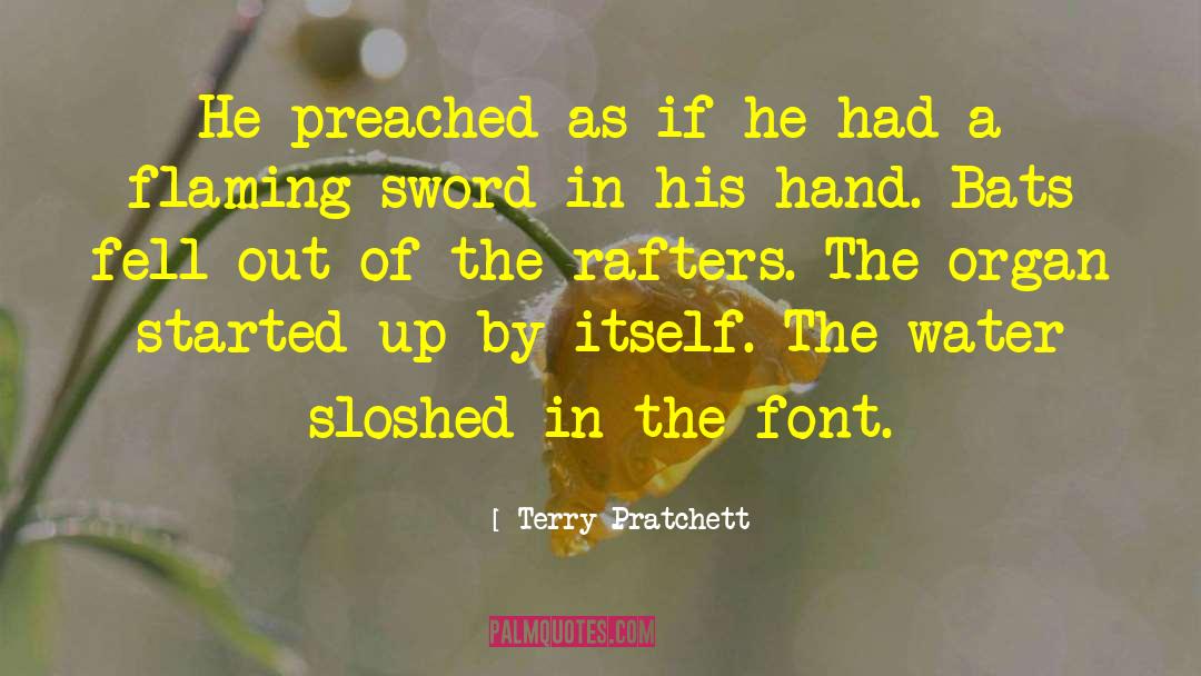 Font quotes by Terry Pratchett