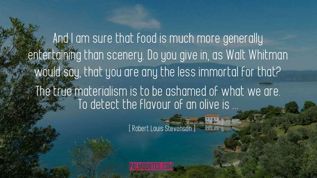 Food And Beauty quotes by Robert Louis Stevenson