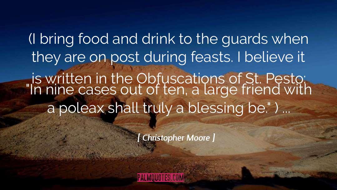 Food And Drink quotes by Christopher Moore