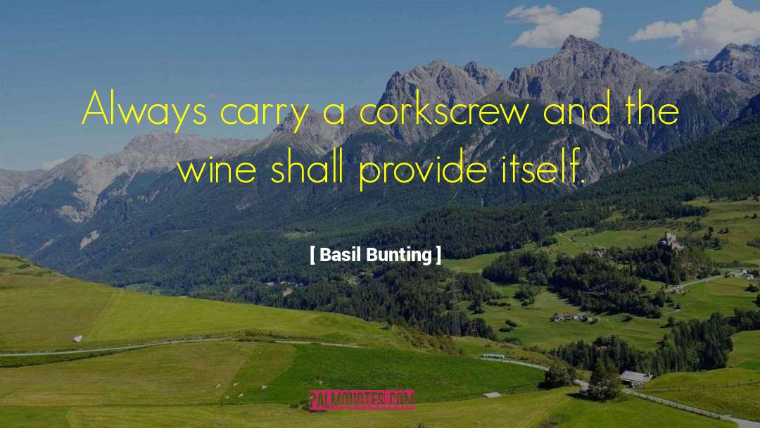 Food And Drink quotes by Basil Bunting